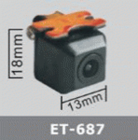 Automobilinė galinio vaizdo kamera ET-687 